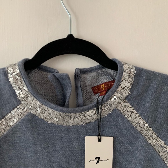 NWT 7 for all Mankind kids sequence long sleeve - Picture 3 of 7